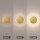 LED Deckenlampe Gold Ø40 cm 3500 K 3 Stufen dimmbar