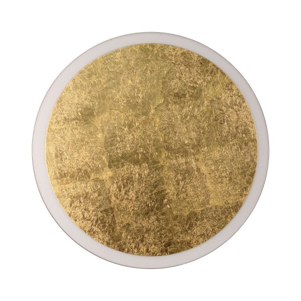 LED Deckenleuchte Gold Ø50 cm 3500 K 3 Stufen dimmbar