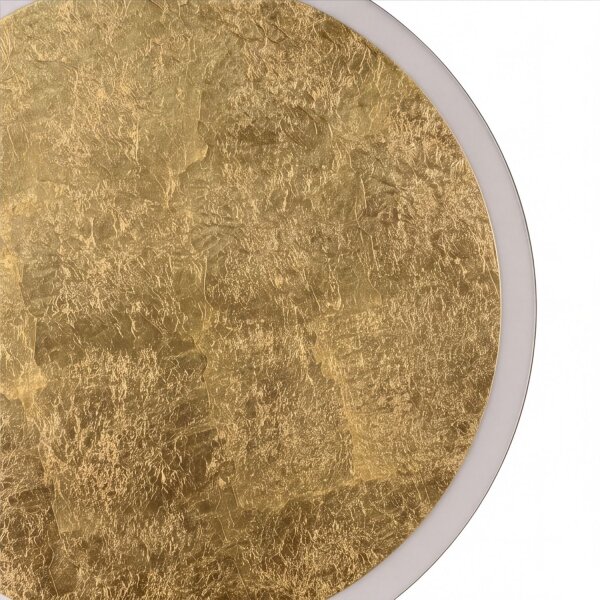 LED Deckenleuchte Gold Ø50 cm 3500 K 3 Stufen dimmbar