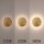 LED Deckenleuchte Gold Ø50 cm 3500 K 3 Stufen dimmbar