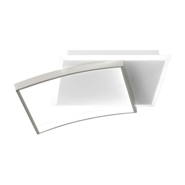 LED Deckenlampe Alu Weiß Silber 3000/4000/6500 K 42 cm