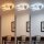 LED Deckenlampe Alu Weiß Silber 3000/4000/6500 K 42 cm