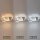 LED Deckenlampe Alu Weiß Silber 3000/4000/6500 K 42 cm