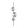 Applique LED argent H:120 cm 1008 lm 3000 K dimmable