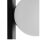 Applique Noir Blanc Boule de verre E14 H:60 cm 2 flammes