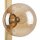 Lampe murale or ambre Boule de verre E14 H:60 cm 2-flmg
