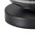 Tischlampe Rauchglas Metall Schwarz E27 16,5 cm Ø18 cm