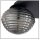 Deckenlampe Rauchglas Metall Schwarz E27 45 cm blendarm