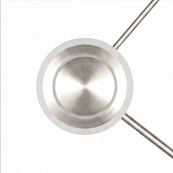 LED Wandlampe indirekt dimmbar in Nickel B:33 cm 3000K