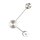 LED Wandlampe indirekt dimmbar in Nickel B:33 cm 3000K