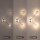 LED Wandlampe indirekt dimmbar in Nickel B:33 cm 3000K
