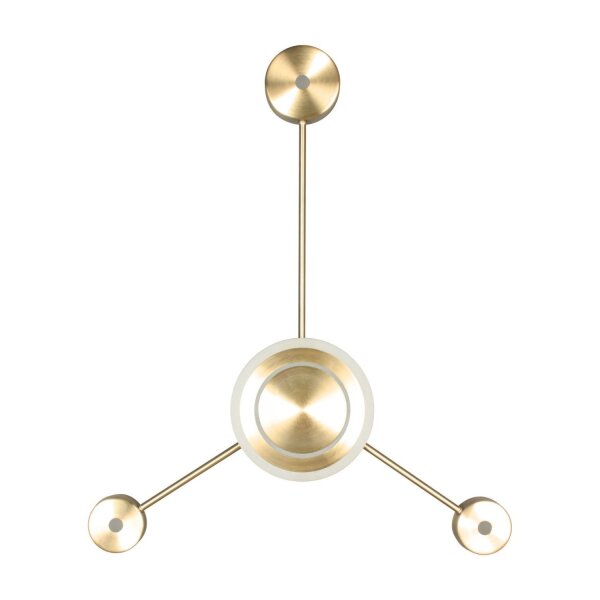 Applique LED aluminium dimmable H:53 cm 3000 K or