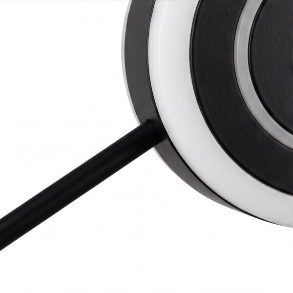 LED Wandlampe indirekt dimmbar Schwarz 53 cm 18W 3000K