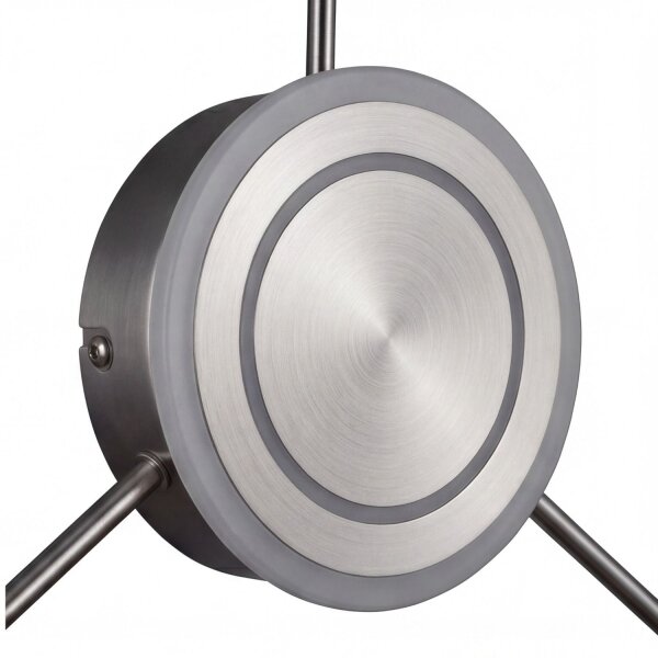 LED Wandlampe indirekt dimmbar in Nickel H:53 cm 3000K
