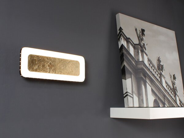Applique LED aluminium or noir 3000 K L:30 cm