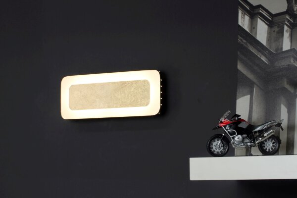 Applique LED aluminium or noir 3000 K L:30 cm