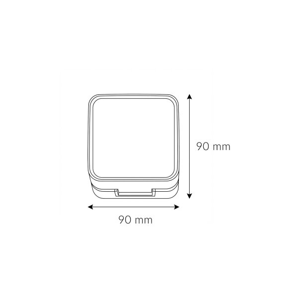 LED Wandlampe außen IP44 900 lm Anthrazit verstellbar