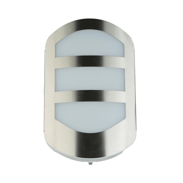 LED Außenleuchte Edelstahl 28 cm hoch IP44 3000 K