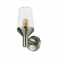 Applique extérieure acier inoxydable verre H : 29...