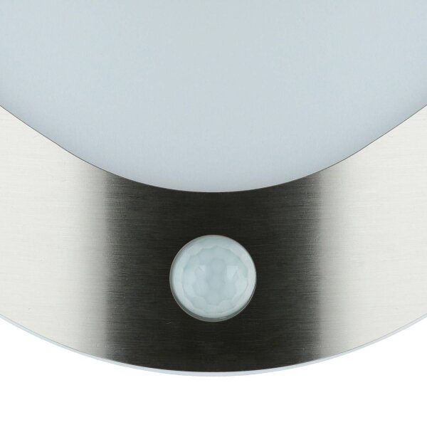 Applique murale LED avec détecteur de mouvement Acier inoxydable IP44 extérieur