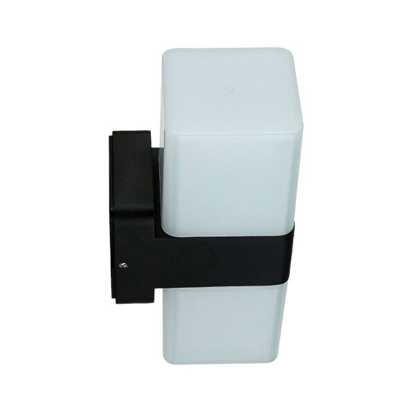 LED Außenlampe Up Down IP44 3000 K H: 20,5 cm blendarm