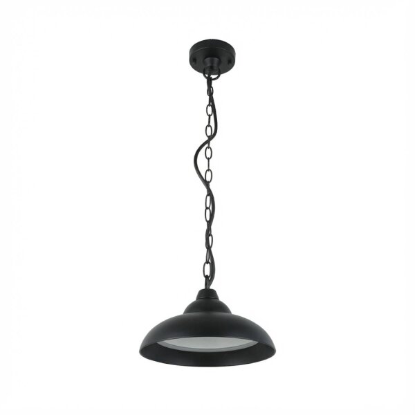 LED Hängelampe außen Schwarz IP44 3000 K 1200 lm