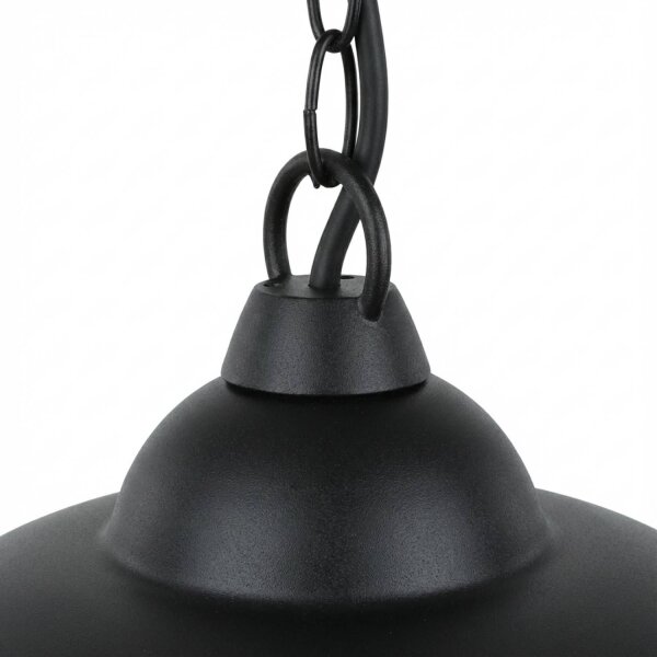 LED Hängelampe außen Schwarz IP44 3000 K 1200 lm