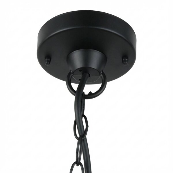 LED Hängelampe außen Schwarz IP44 3000 K 1200 lm