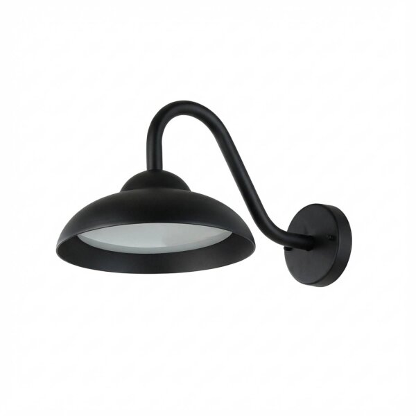 Außenwandlampe LED IP54 Schwarz 3000 K 1200 lm
