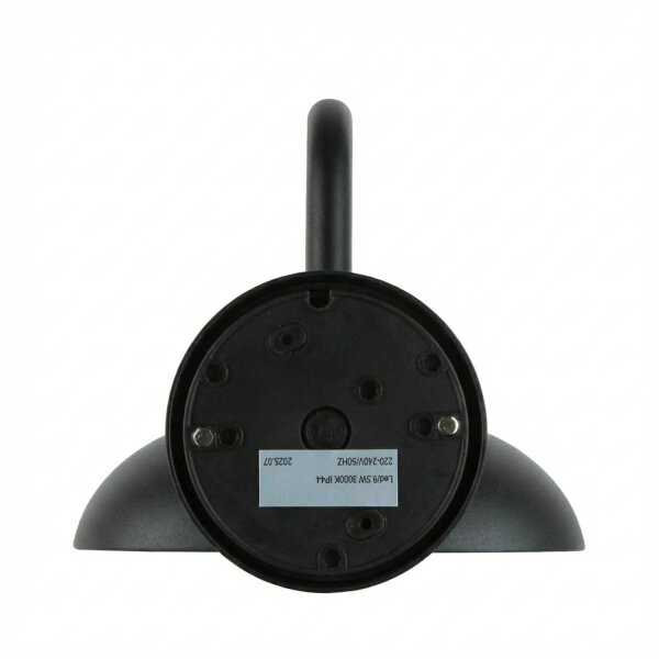 Außenwandlampe LED IP54 Schwarz 3000 K 1200 lm