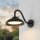 Außenwandlampe LED IP54 Schwarz 3000 K 1200 lm