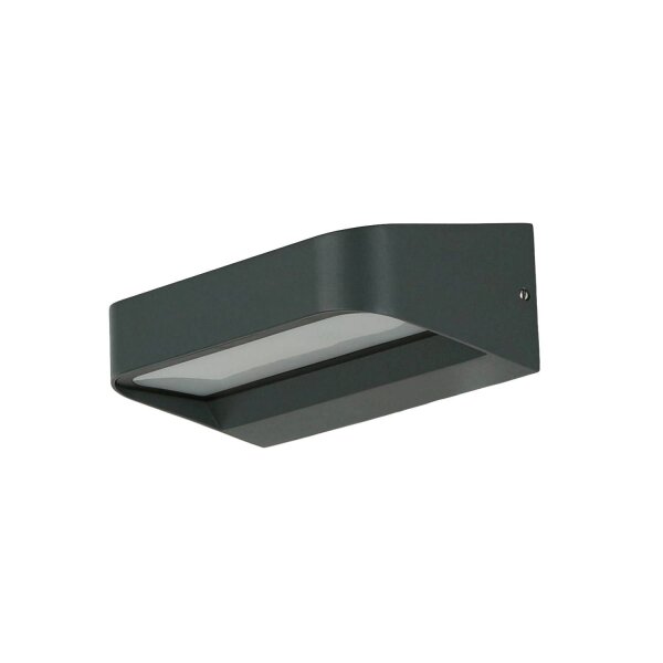 LED Wandleuchte außen IP54 8 W 900 lm 3000 K Anthrazit