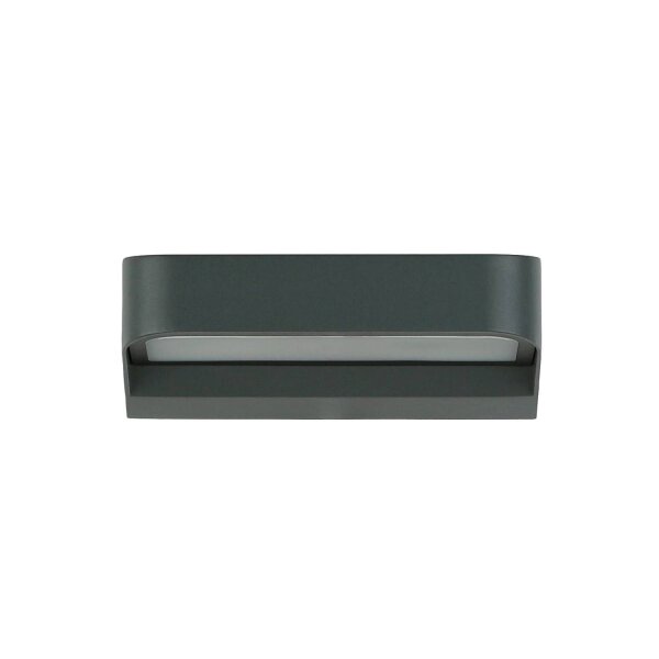 LED Wandleuchte außen IP54 8 W 900 lm 3000 K Anthrazit