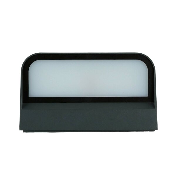 LED Wandleuchte außen IP54 8 W 900 lm 3000 K Anthrazit