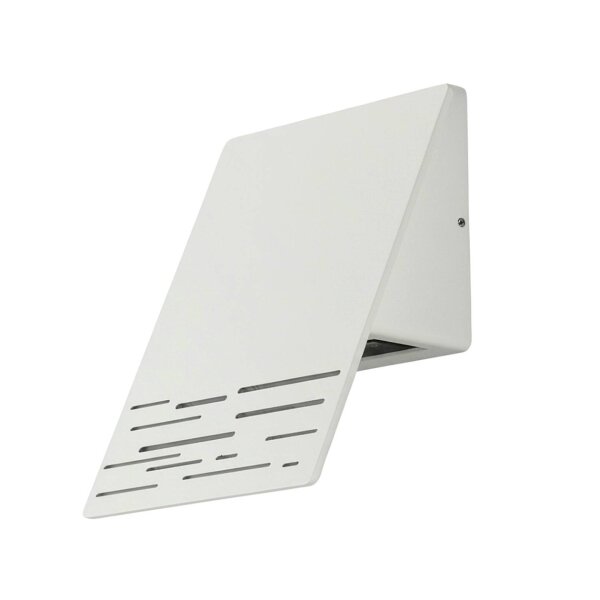 LED Wandlampe außen IP44 15 cm 6 W 700 lm Alu Glas