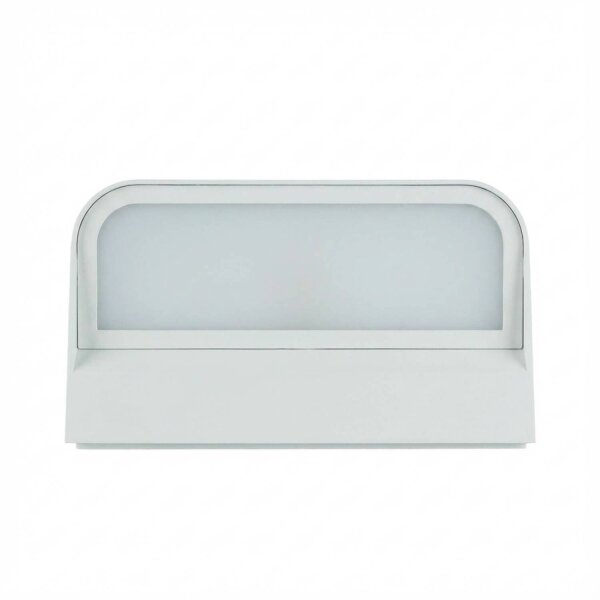 LED Außenleuchte Weiß Aluminium 8 W 900 lm IP44