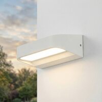 LED Außenleuchte Weiß Aluminium 8 W 900 lm IP54
