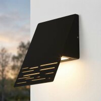LED Außenwandleuchte IP44 Aluminium Glas 6 W 700 lm