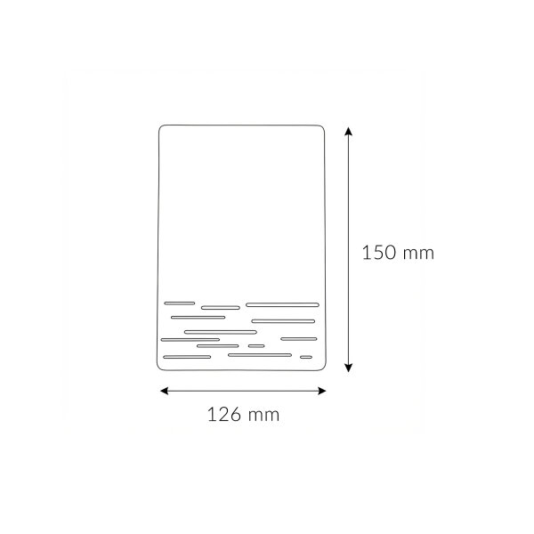 LED Außenleuchte Anthrazit IP44 6 W 700 lm Alu Glas