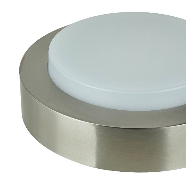 Applique LED extérieure acier inoxydable IP44 3000 K ronde Ø 20 cm