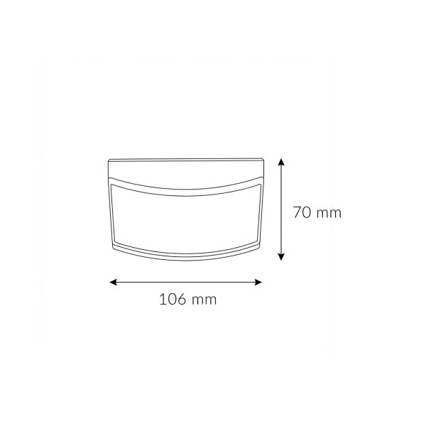 Lampe solaire LED à détecteur de mouvement blanc 3000 K L : 10,6 cm