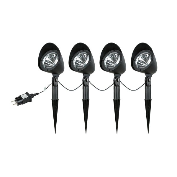 LED Gartenleuchte Erdspieß 4er Set