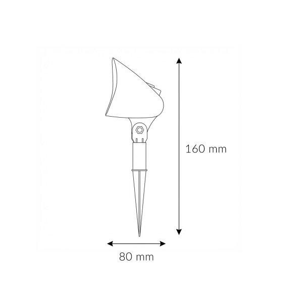 LED Gartenleuchte Erdspieß 4er Set