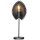Tischlampe Schwarz Metall 55 cm E27 Kabelschalter