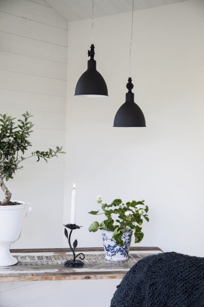Lampe à suspendre avec câble Fiche 17 cm de large H : max. 350 cm