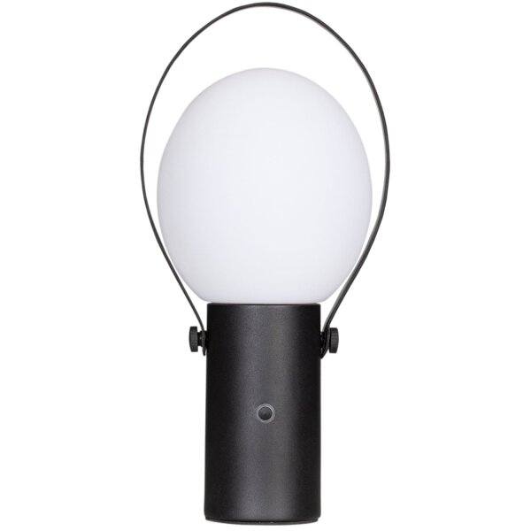 Lampe de table LED extérieure batterie métal avec variateur IP44 portable