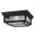 Plafonnier antique WEST zinc vintage carr&eacute; IP44