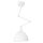 Deckenlampe Metall Gelenkarm B: 30 cm Wei&szlig; E27 Retro