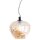 Pendelleuchte Rauchglas 28 cm breit E27 in Bernstein