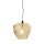 Suspension verre fumé métal L : 40 cm H : max. 120 cm E27